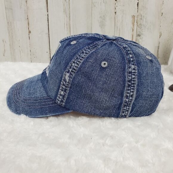 Arizona Denim Cap Blue Embroidered - Picture 2 of 8